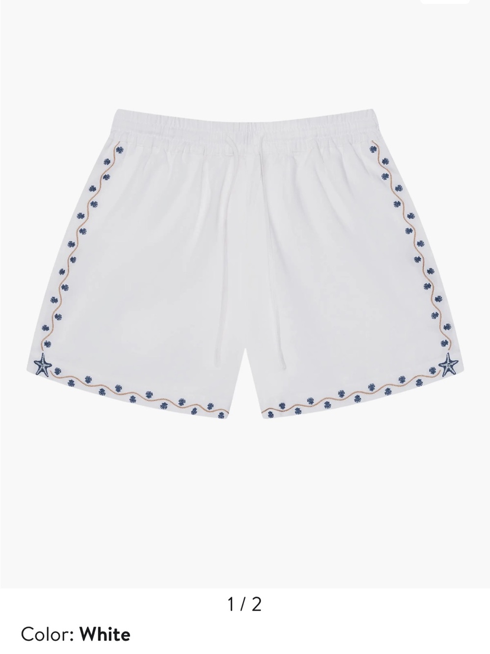 MAVRANS Beach House Linen Blend Shorts